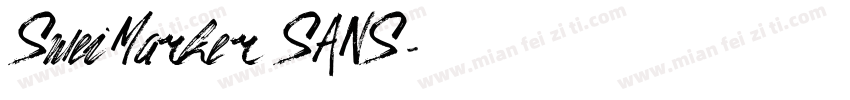 SweiMarker SANS字体转换